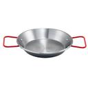 Winco Polished Carbon Steel Paella Pan, 14 1/8 inch -- 5 per case.