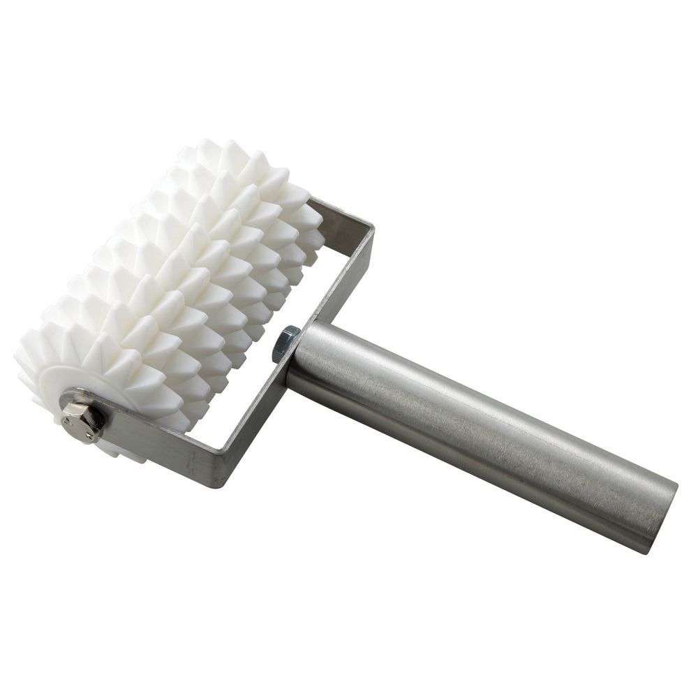 Winco 8 Wheel Dough Roller Docker With Stainless Steel Handle, 8 Inch Length
