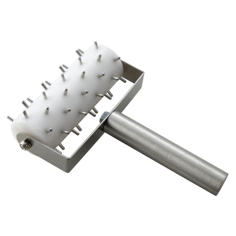 Winco Dough Roller Docker With Stainless Steel Handle, 8 X 5.5 X 2 Inch