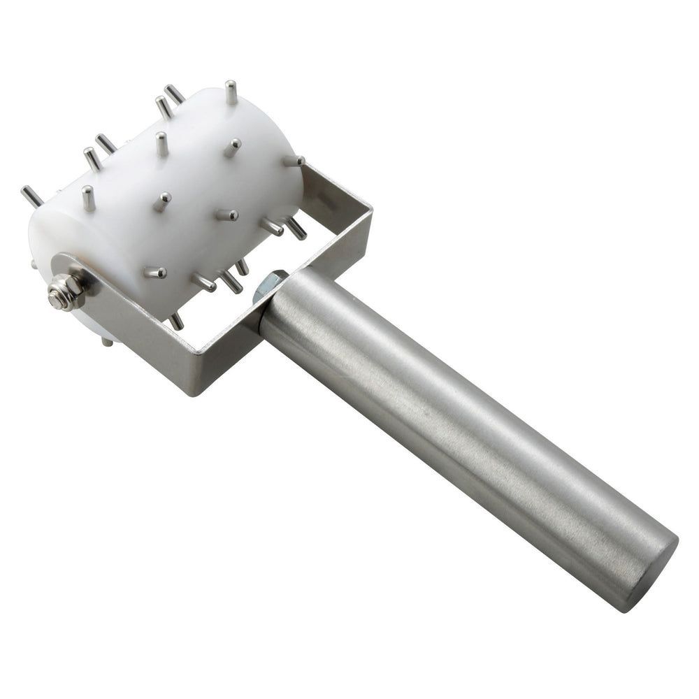 Winco Dough Roller Docker With Stainless Steel Handle, 8 X 2.63 Inch