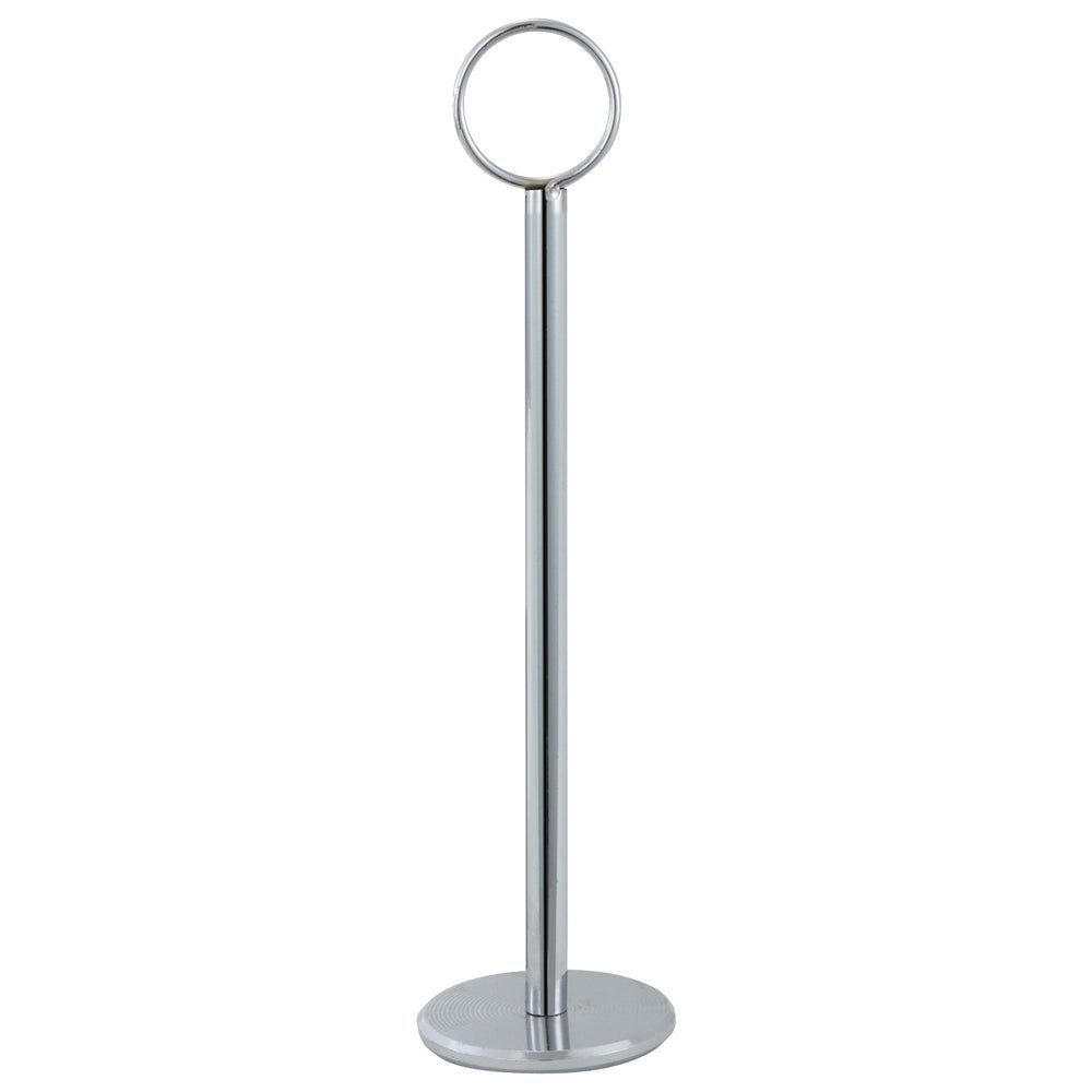 Winco Chrome-plated Steel Mirror Finish Number Holder, 8 Inch