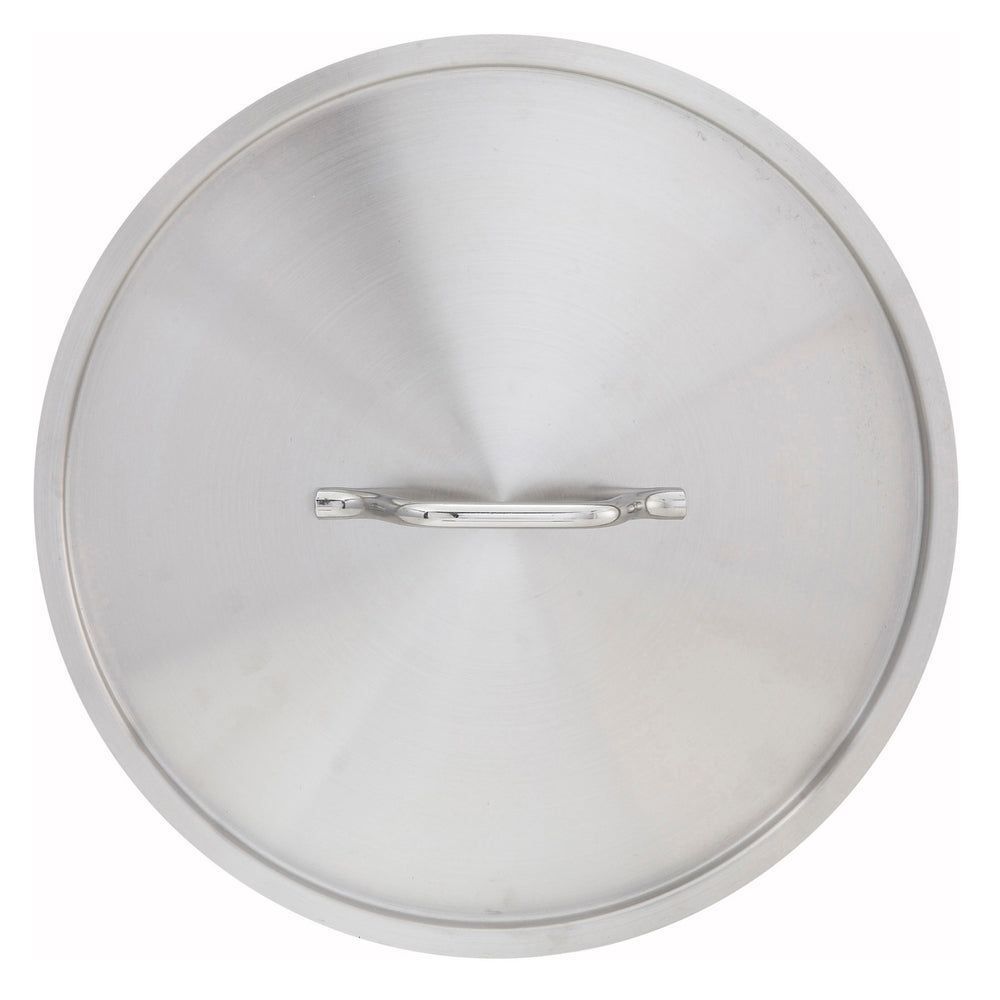 Winco 18/8 Stainless Steel Replacement Cover For Stock Pot, Double Boiler And Steamer, 12.38 Inch Dia. X 2.13 Inch Height