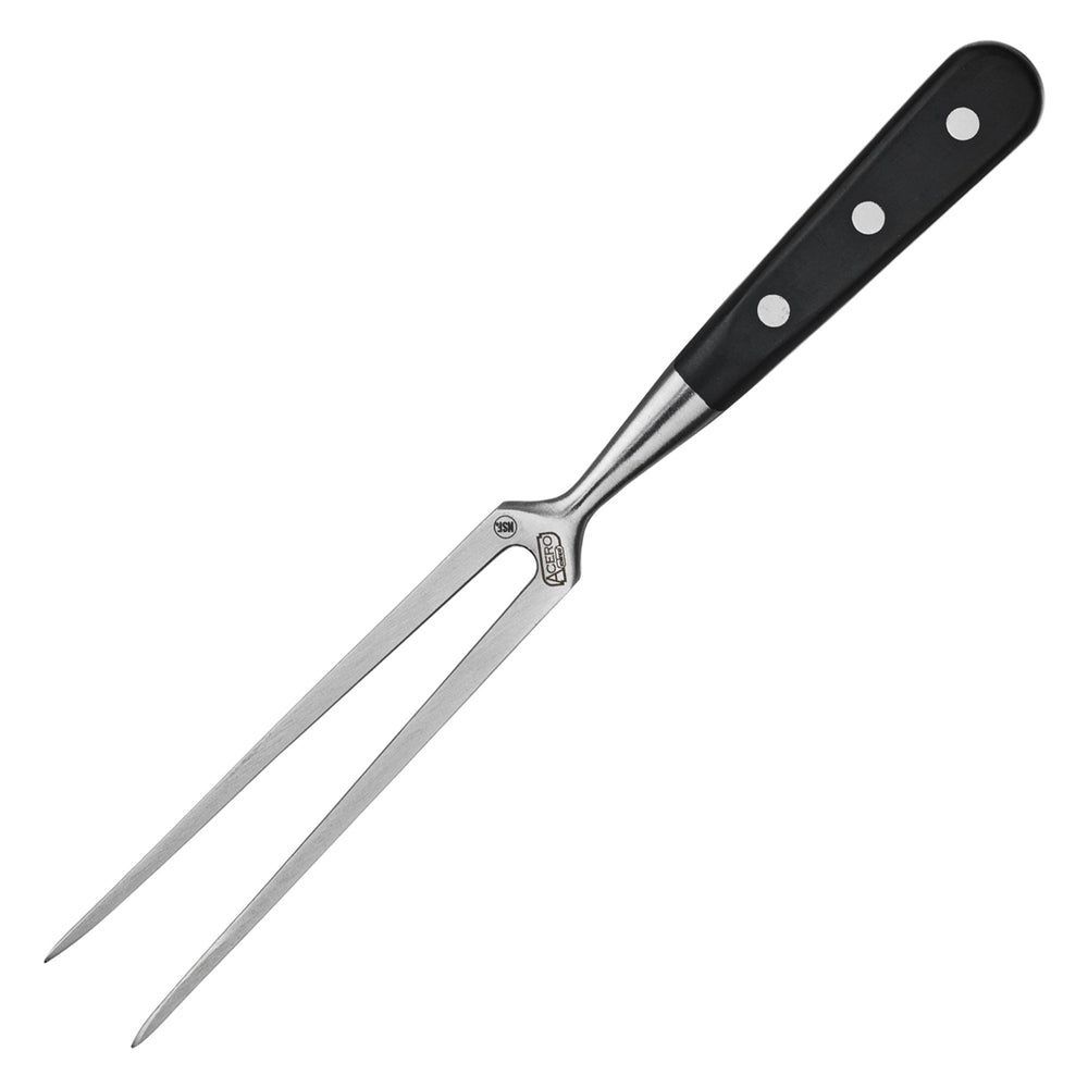 Winco Acero Forged Straight Cooks Fork With Handle, 6 Inch Prongs -- 6 Per Case