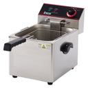 Winco Electric Single Well Deep Fryer, 16 Pound Capacity.
