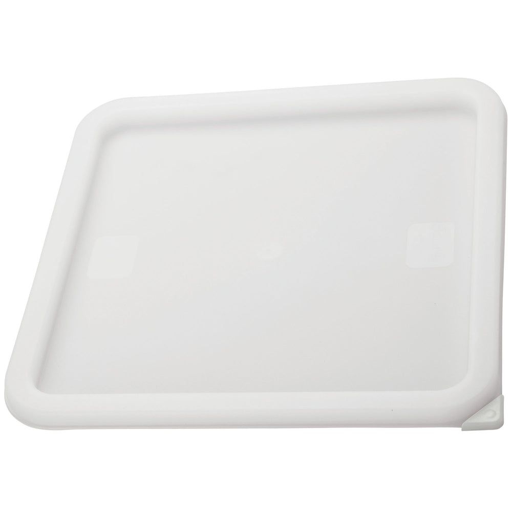 Winco White Polyethylene Cover For Pesc-12/18/22 Quart Square Food Storage Container -- 6 Per Case