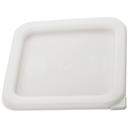 Winco Polyethylene White Cover for PESC-2/4 Square Storage Containers -- 12 per case.