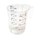 Winco Color Graduations Polycarbonate 1 Cup Measuring Cup -- 6 per case.