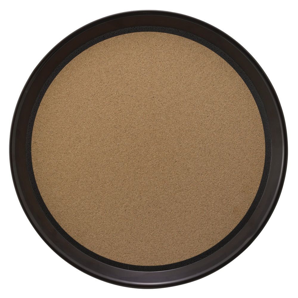 Winco Brown Plastic Round Cork Lined Tray, 14 Inch -- 12 Per Case