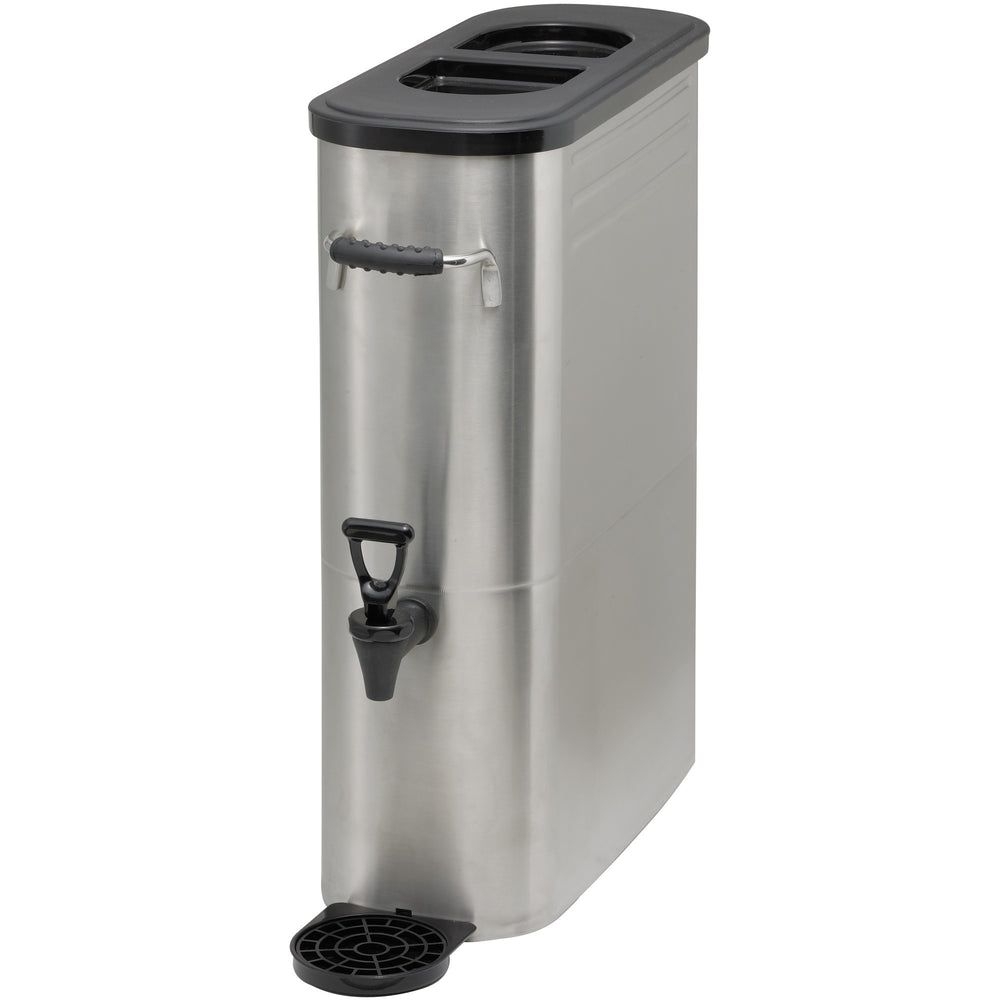 Winco Stainless Steel Slim Iced Tea Dispenser, 5 Gallon.