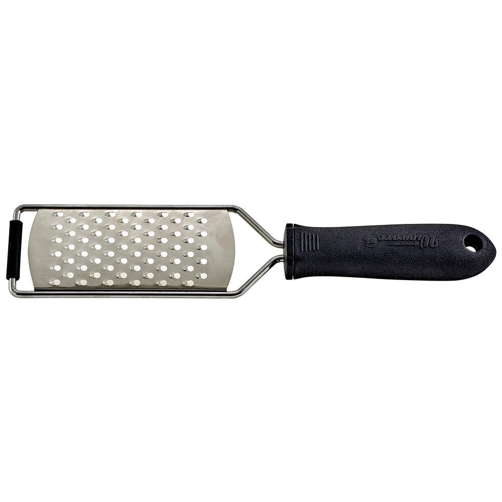Winco 18/8 Stainless Steel Soft Grip Handle Cheese Grater With 3 Millimeter Dia. Large Holes -- 12 Per Case