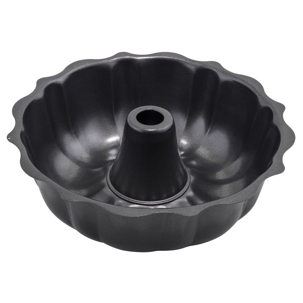 Winco Aluminized Carbon Steel Non Stick Finish Fluted Cake Pan, 10 X 10 X 3.25 Inch -- 6 Per Case