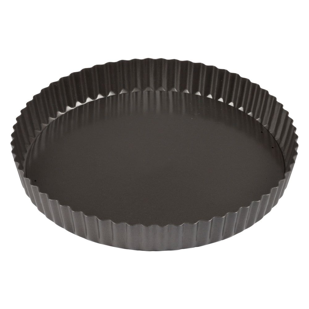 Winco Carbon Steel Non Stick Quiche Pan, 10 inch Dia x 1 1/4 inch Height -- 6 per case.