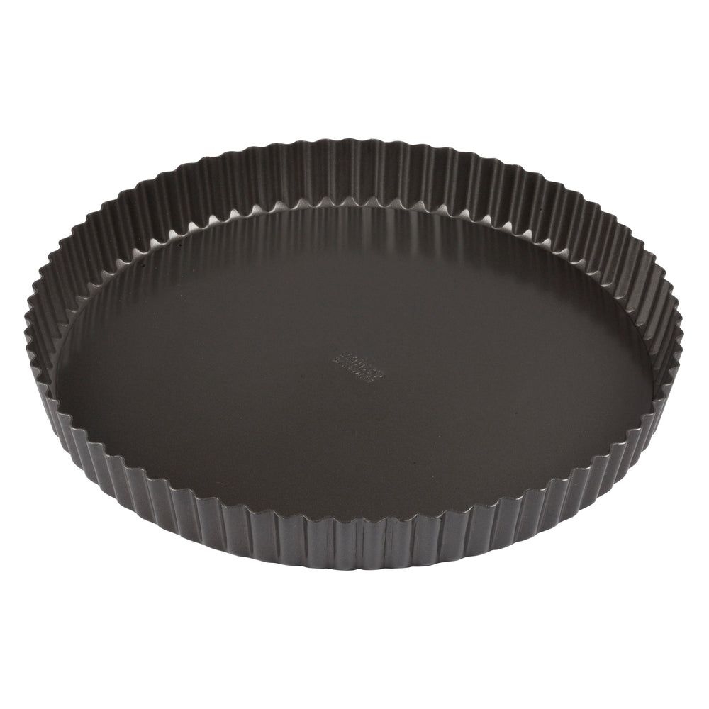 Winco Carbon Steel Non Stick Quiche Pan, 12 inch Dia x 1 3/8 inch Height -- 6 per case.