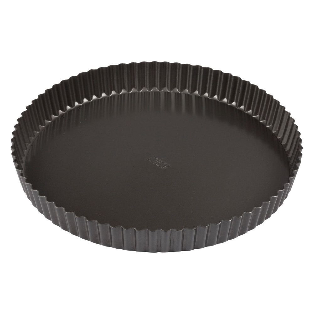 Winco Aluminized Carbon Steel Non Stick Quiche Pan, 12 Inch Dia. X 1 3/8 Inch Height -- 6 Per Case