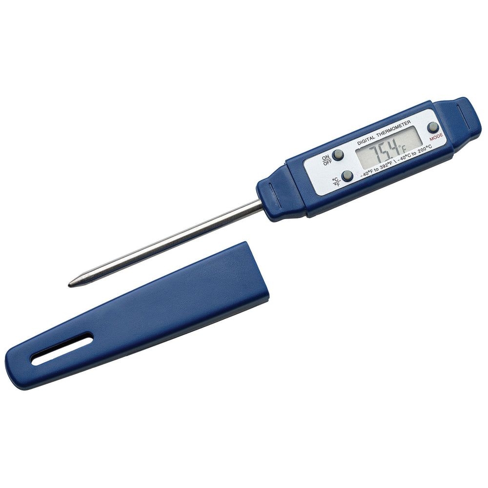 Winco -58-392 Degree Fahrenheit Waterproof Digital Thermometer -- 12 per case.