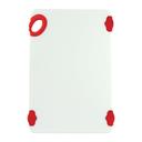 Winco StatikBoard Red Cutting Board with Hook, 12 x 18 x 1/2 inch -- 6 per case.