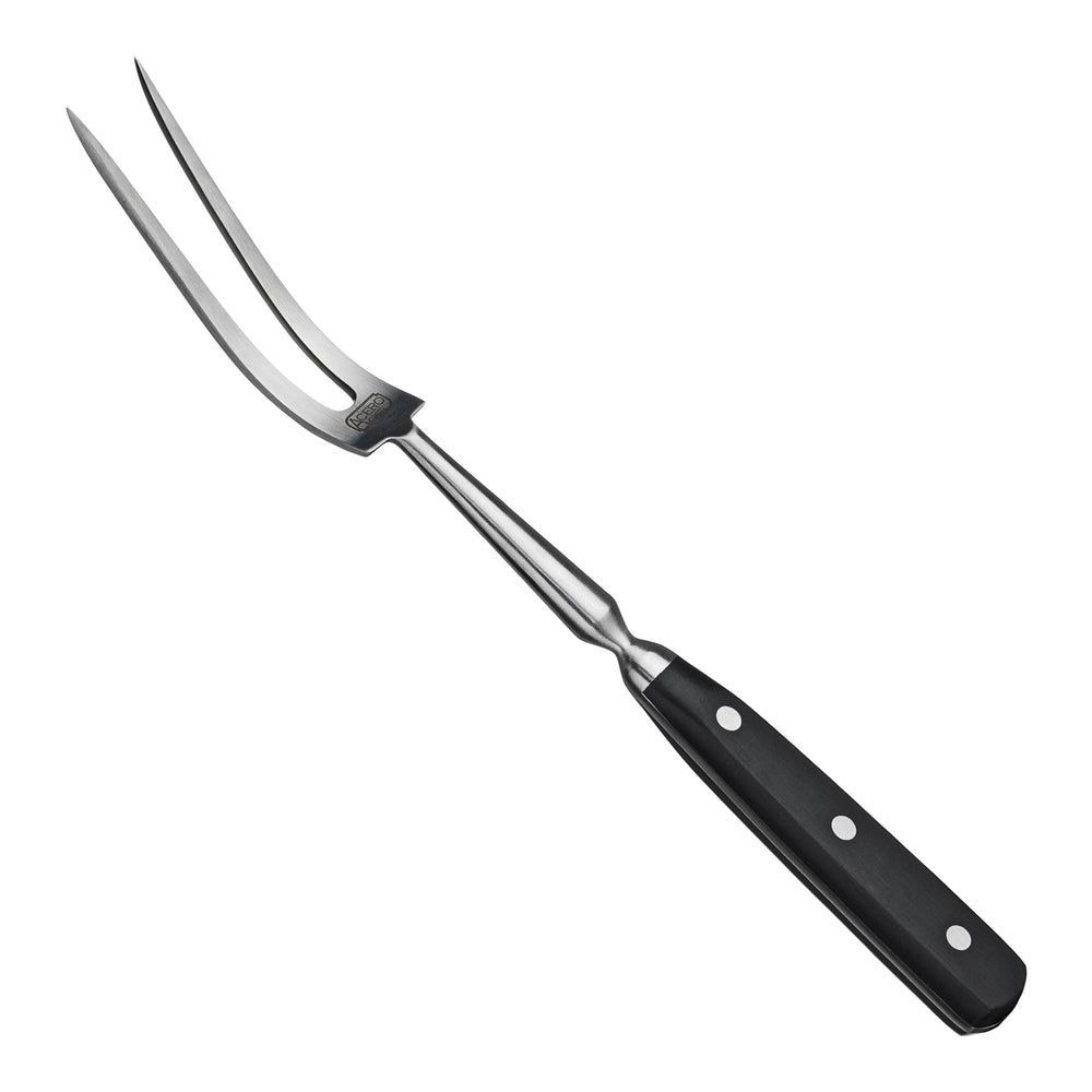 Winco Acero Forged Curved Cooks Fork With Handle, 14 Inch -- 6 Per Case