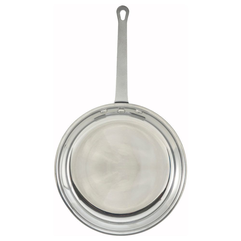 Winco Majestic 3003 Aluminum Mirror Finish Fry Pan, 14.5 X 2.5 Inch