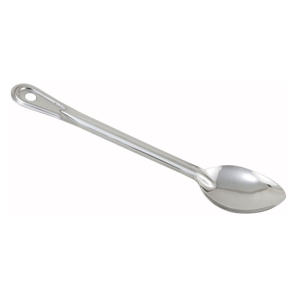Winco Stainless Steel 1.2mm Solid Basting Spoon, 13 Inch