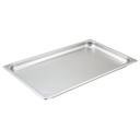 Winco 18/8 Stainless Steel Standard Weight Regular Full Size Steam Table Pan, 1 1/2 inch.