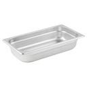 Winco 18/8 Stainless Steel Standard Weight Anti-Jamming Steam Table Pan.