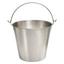 Winco Stainless Steel Utility Pail, 13 Quart.