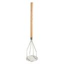 Winco Round Potato Masher, 5 x 24 1/2 inch.