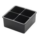 Winco Silicone 4 Compartments Ice Cube Tray -- 12 per case.
