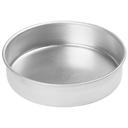 Winco Aluminum Round Layer Cake Pan, 8 x 2 inch.