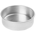 Winco Aluminum Round Layer Cake Pan, 9 x 3 inch.
