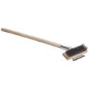Winco Pizza Oven Scraper with Carbon Wire Brush.