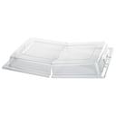 Winco Polycarbonate Full Size Hinged Dome Cover Only, 21 x 13 inch.