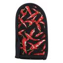 Winco Cotton Chili Peppers Handle Holder, 3 1/2 x 6 1/2 inch -- 12 per case.