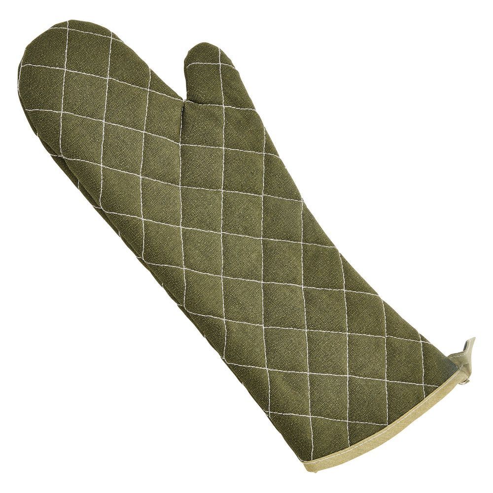 Winco Cotton Fire Retardant Oven Mitt, 17 Inch