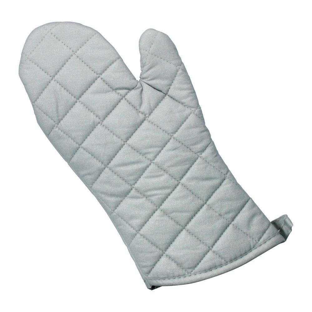 Winco Cotton Silicone Coated Oven Mitt, 13 Inch