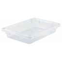 Winco Polyware Food Storage Box, 12 x 18 x 3 1/2 inch.
