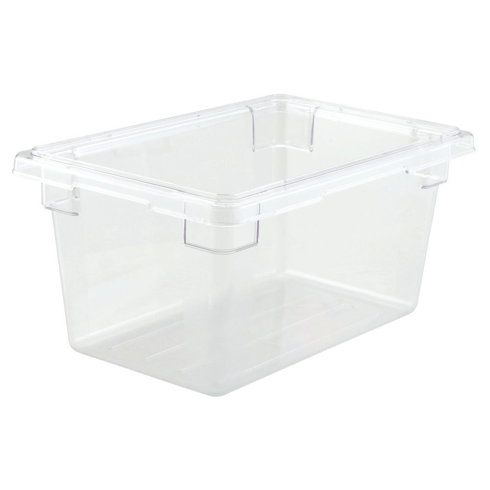 Winco Clear Polycarbonate Half Size Food Storage Box, 12 X 18 X 9 Inch