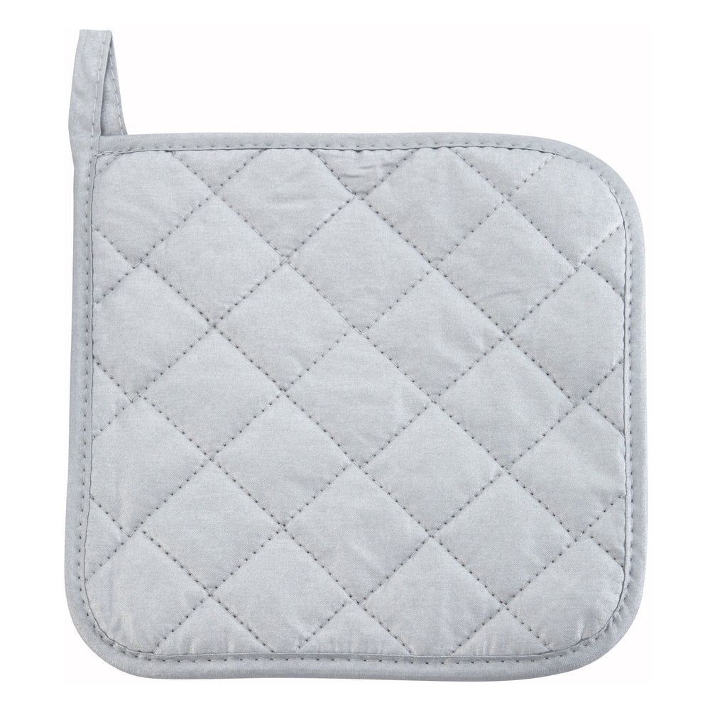 Winco Gray Cotton Pot Holder, 8 X 8 Inch -- 12 Per Case