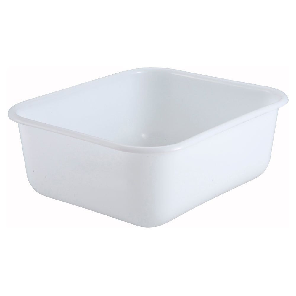 Winco White Polypropylene Mini Bin, 14 1/2 X 12 3/4 X 5 Inch