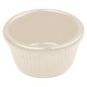 Winco Bone Melamine Fluted Ramekin, 1 1/2 Ounce -- 8 per case.
