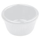 Winco White Melamine Fluted Ramekin, 2 Ounce -- 8 per case.