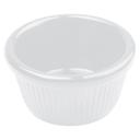 Winco White Melamine Fluted Ramekin, 3 Ounce -- 8 per case.
