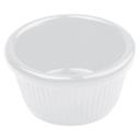 Winco White Melamine Fluted Ramekin, 4 Ounce -- 8 per case.