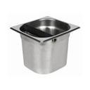 Winco Stainless Steel Coffee Dregres Pan, 6.89 x 6.3 x 5.2 inch.