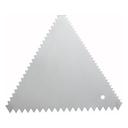 Winco Stainless Steel Triangle Decorating Comb, 4.75 x 3 x 0.04 inch -- 6 per case.