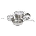 Winco Deluxe Stainless Steel Extra Heavy Weight Premium Cookware Set -- 1 set.