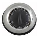 Winco Stainless Steel Long Ring Mechanical Timer, 3.75 inch Length.
