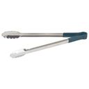 Winco Stainless Steel Heat Resistant Utility Tong with Blue Polypropylene Handle, 16 inch -- 6 per case.