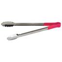 Winco Stainless Steel Heat Resistant Utility Tong with Red Polypropylene Handle, 16 inch -- 6 per case.