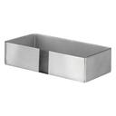 Winco Stainless Steel Rectangular Sugar Packet Holder, 3 3/16 x 2 1/2 inch -- 12 per case.